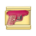 PINK GUN ITALIAN CHARM