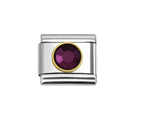 ALEXANDRITE GEM ITALIAN CHARM