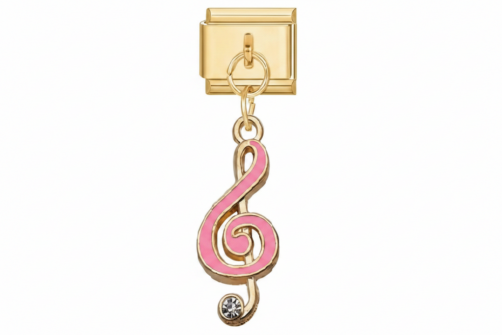 MUSIC NOTE PENDANT ITALIAN CHARM