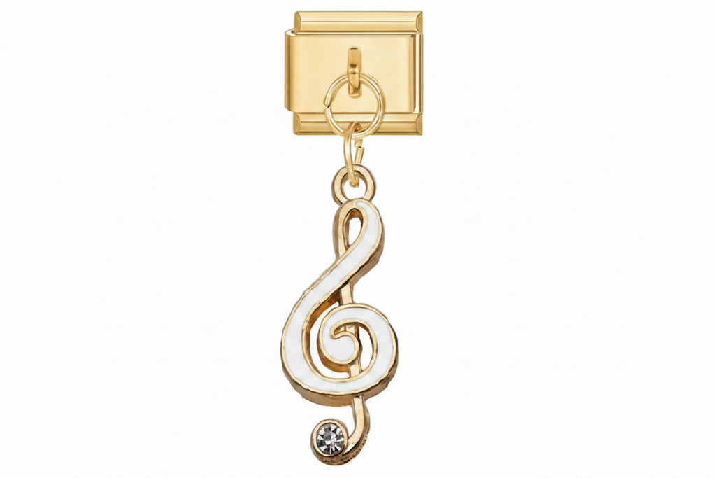 MUSIC NOTE PENDANT ITALIAN CHARM