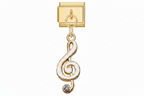 MUSIC NOTE PENDANT ITALIAN CHARM