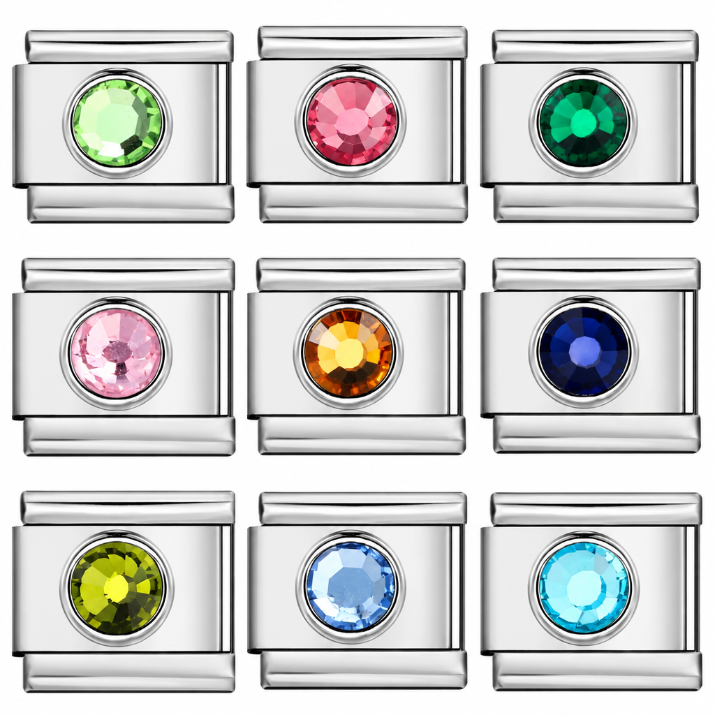 BIRTHSTONE ITALIAN CHARMS