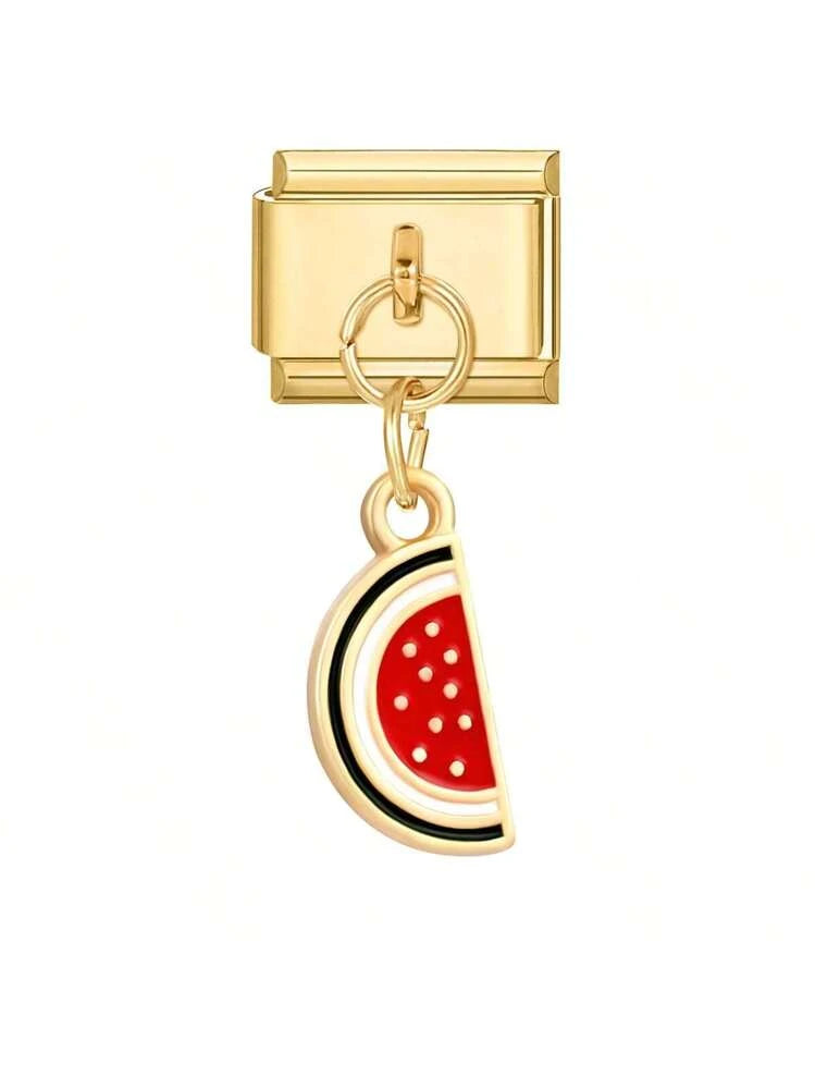 WATERMELON SLICE PENDANT ITALIAN CHARM