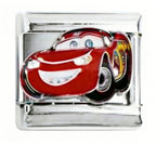 Cartoon Car Italian Charm Italian charm bracelet link in stainless steel