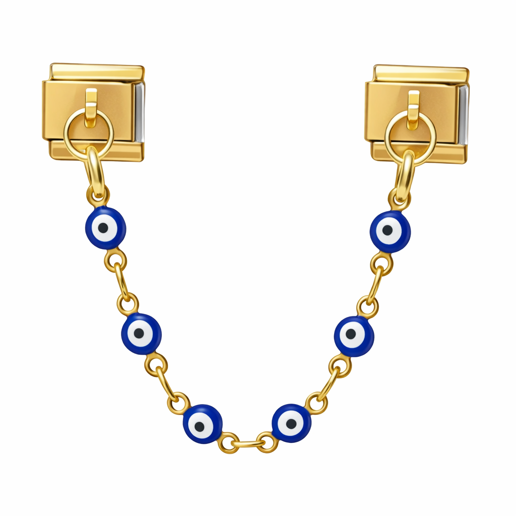 EVIL EYE CHAIN PENDANT ITALIAN CHARM
