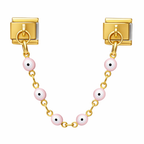 Evil Eye Chain Italian Charm Italian charm bracelet link in stainless steel