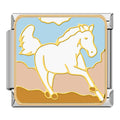 Horse Italian Charm Italian charm bracelet link in stainless steel