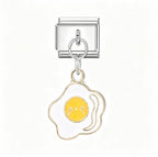 FRIED EGG PENDANT ITALIAN CHARM