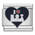 I HEART HOT MOMS ITALIAN CHARM