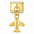 AIRPLANE PENDANT ITALIAN CHARM