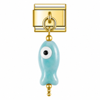 CERAMIC FISH PENDANT ITALIAN CHARM