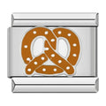 Pretzel Italian Charm Italian charm bracelet link in stainless steel
