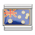 Australia Flag Italian Charm Italian charm bracelet link in stainless steel