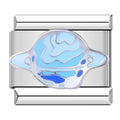 Jupiter Planet/Star Italian Charm Italian charm bracelet link in stainless steel