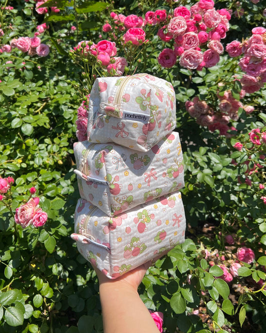 STRAWBERRY BLOSSOM POUCH