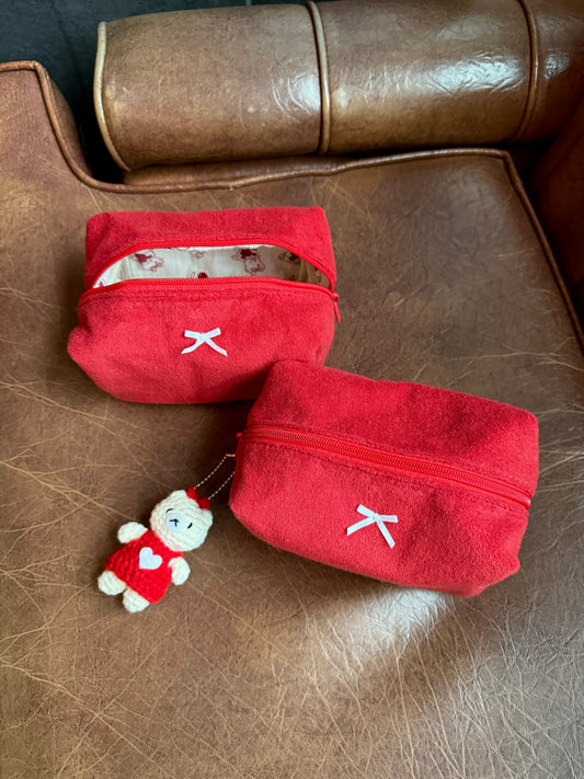 RED VELVET POCHETTE
