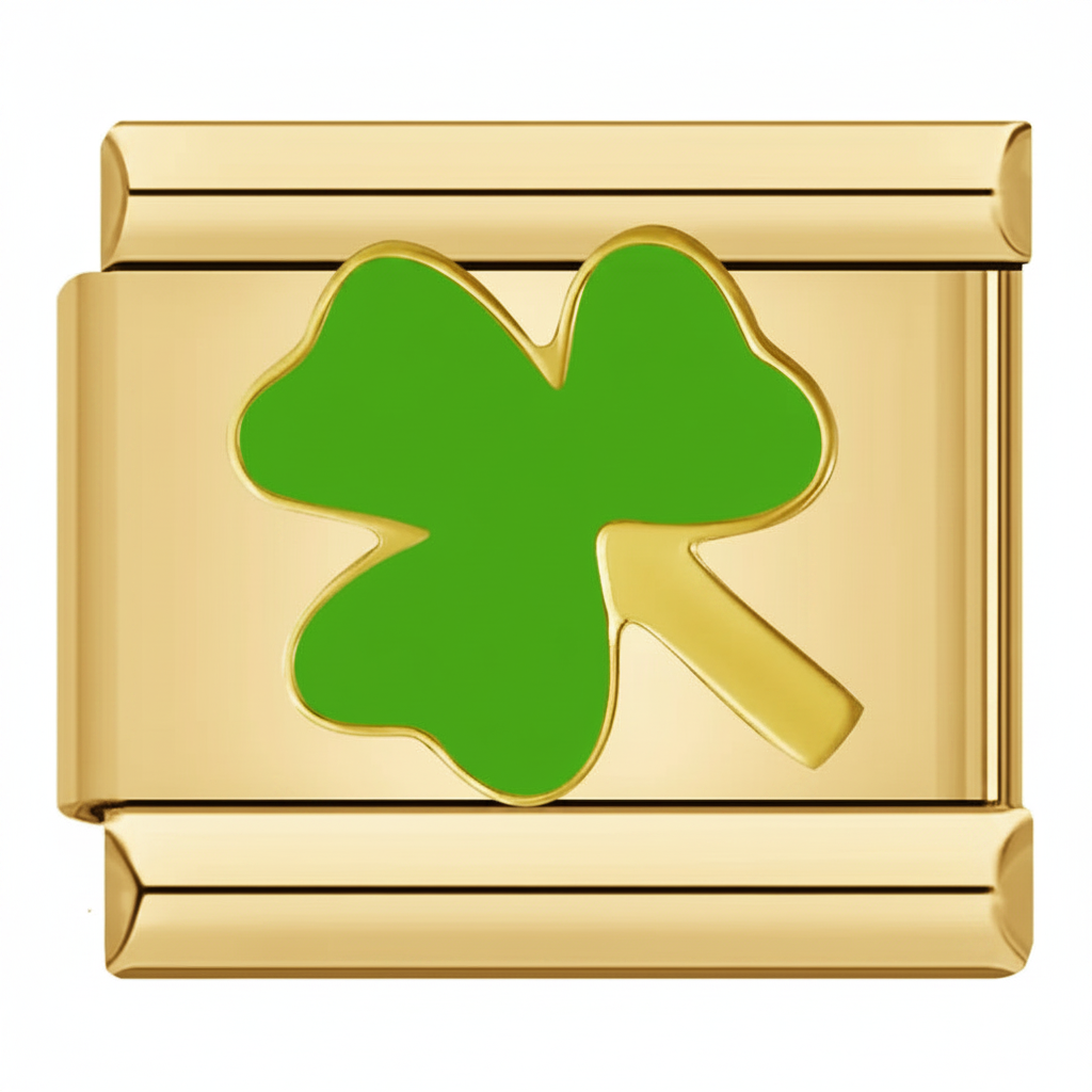 SHAMROCK CLOVER ITALIAN CHARM