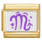 ZODIAC SYMBOLS ITALIAN CHARMS
