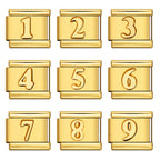 NUMBER ITALIAN CHARM