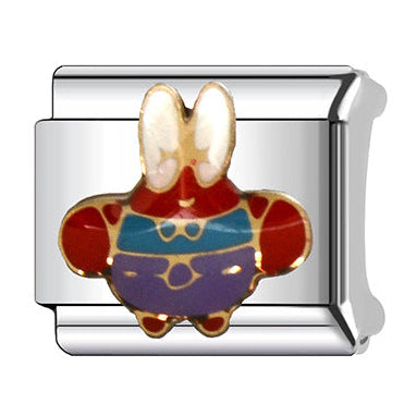 Mr Krabs Italian Charm Italian charm bracelet link in stainless steel