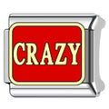 Crazy Italian Charm Italian charm bracelet link in stainless steel