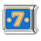 7 Italian Charm Italian charm bracelet link in stainless steel