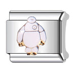 Baymax Italian Charm Italian charm bracelet link in stainless steel