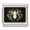 Spider Italian Charm Italian charm bracelet link in stainless steel