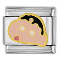 Shin Chan Italian Charm Italian charm bracelet link in stainless steel