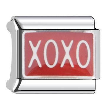 Xoxo Italian Charm Italian charm bracelet link in stainless steel