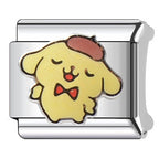 Pudding Dog Italian Charm Italian charm bracelet link in stainless steel