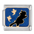 Ghost Witch Italian Charm Italian charm bracelet link in stainless steel