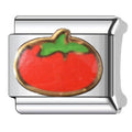 Tomato Italian Charm Italian charm bracelet link in stainless steel