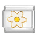 Daisy Italian Charm Italian charm bracelet link in stainless steel