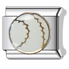 Baseball Italian Charm Italian charm bracelet link in stainless steel