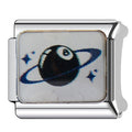 8 Ball Planet Italian Charm Italian charm bracelet link in stainless steel
