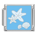 Shells Italian Charm Italian charm bracelet link in stainless steel