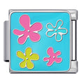 Spongebob Flowers Italian Charm Italian charm bracelet link in stainless steel