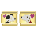 LOVE DALMATION DOG CHARM