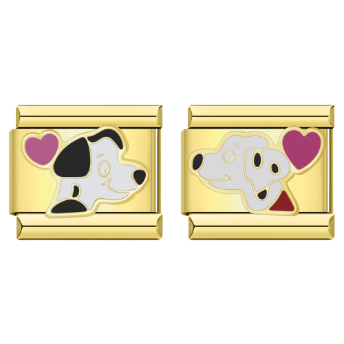 LOVE DALMATION DOG CHARM