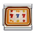 Slot Machine Italian Charm Italian charm bracelet link in stainless steel