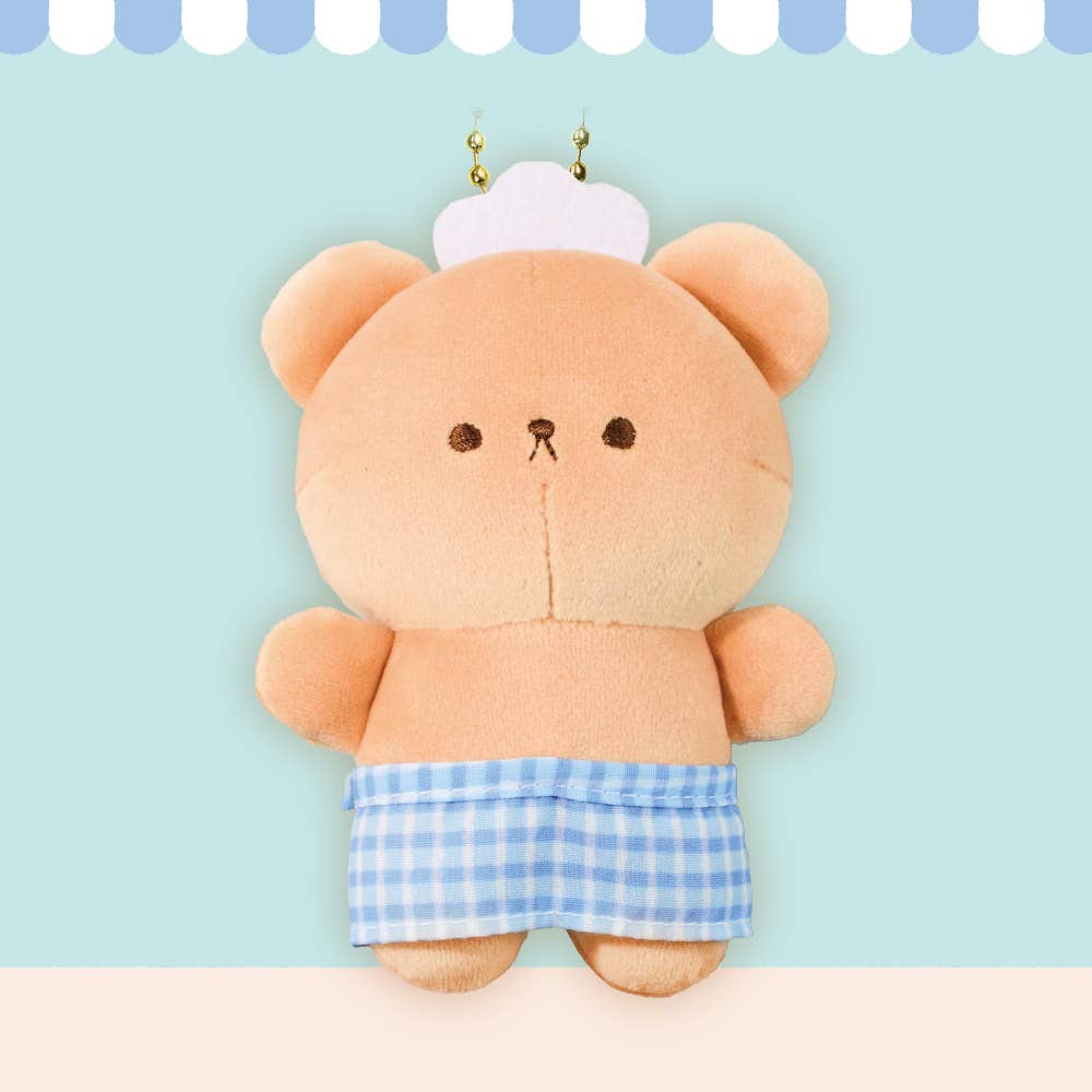CAFÉ PLUSH BEAR KEYCHAINS