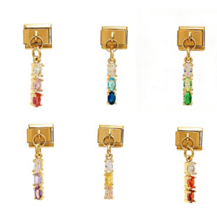 GEM TOWER PENDANT ITALIAN CHARM