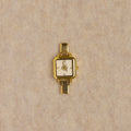 Fleur Watch Face Italian charm bracelet link in stainless steel